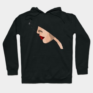 Mysterious girl face Hoodie